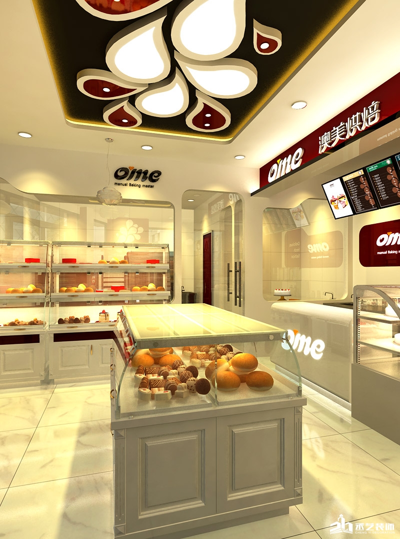 奧美廣州珠江新城麵包西點店裝修 店鋪效果圖 奧美廣州珠江新城麵包西點店裝修 店鋪效果圖