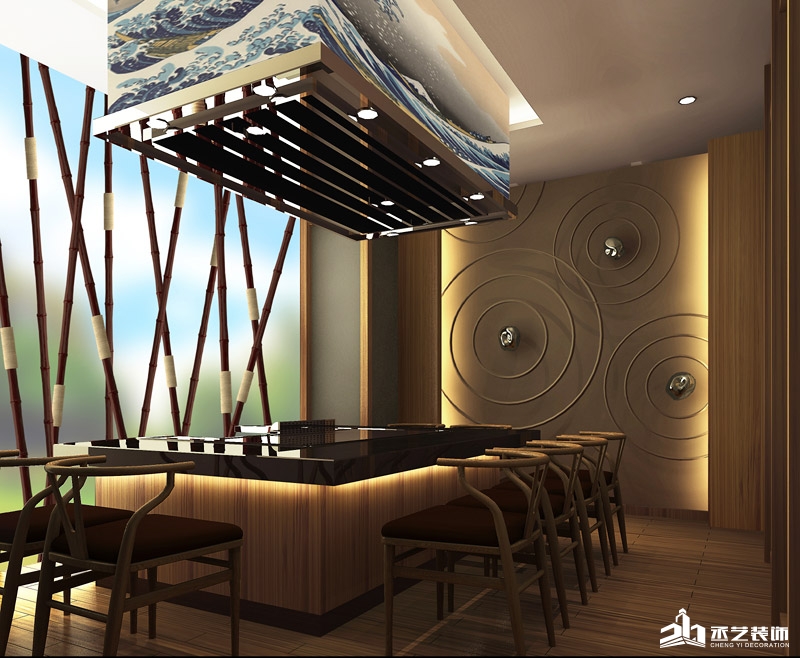 懷之風日式餐館設計裝修 就餐區設計裝修 懷之風日式餐館設計裝修 就餐區設計裝修