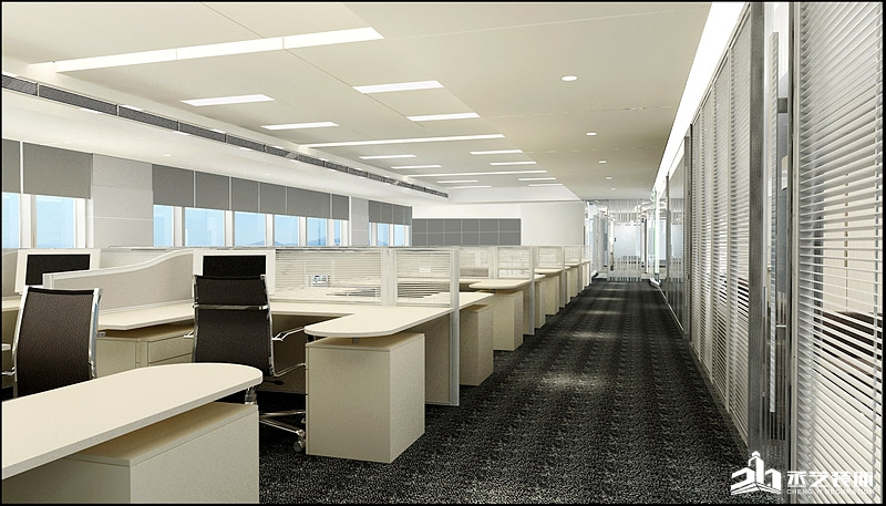 寶樹實業廣州寫字樓裝修 辦公區設計 