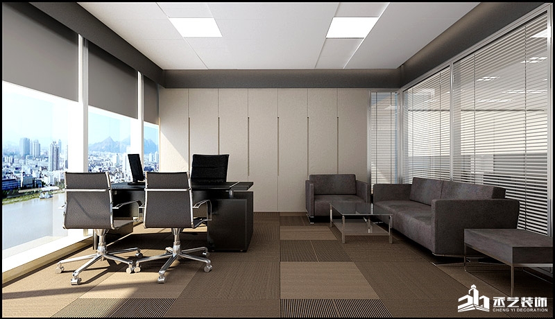 寶樹實業廣州寫字樓裝修 老總室設計 