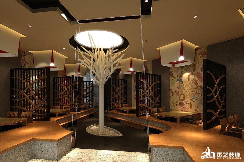 友壹町壽司·料理餐飲店裝修 榻榻米區