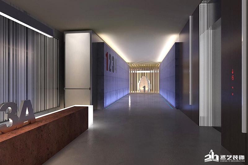 典博會所設計裝修 過道