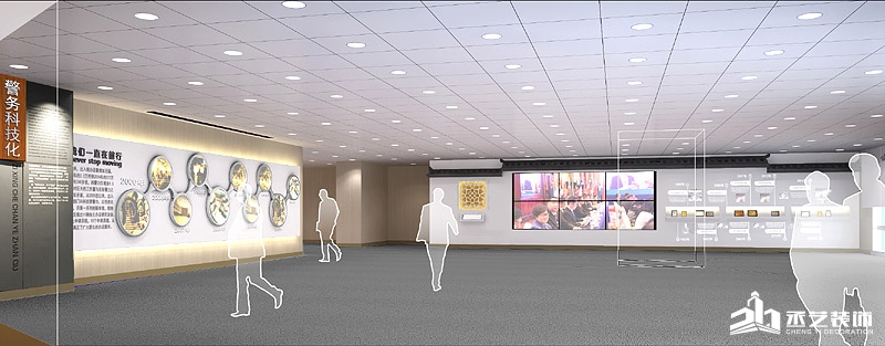 廣州市出入境管理局對外事務交流展廳設計裝修 廣州市出入境管理局對外事務交流展廳設計裝修