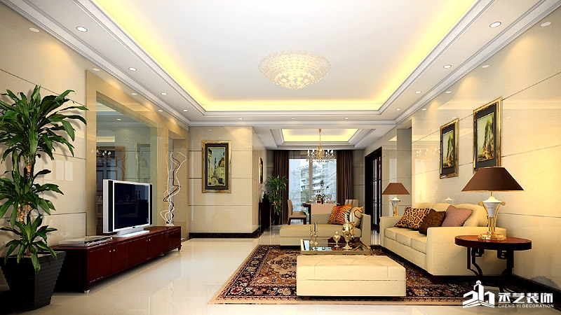 海岸國際住宅裝修設計 客廳設計