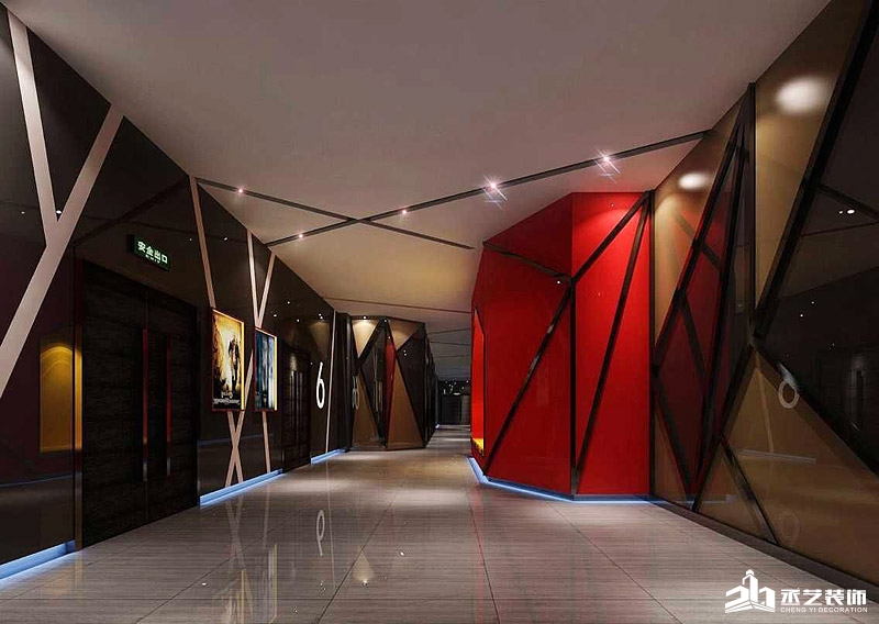 英皇電影院裝修設計  通道