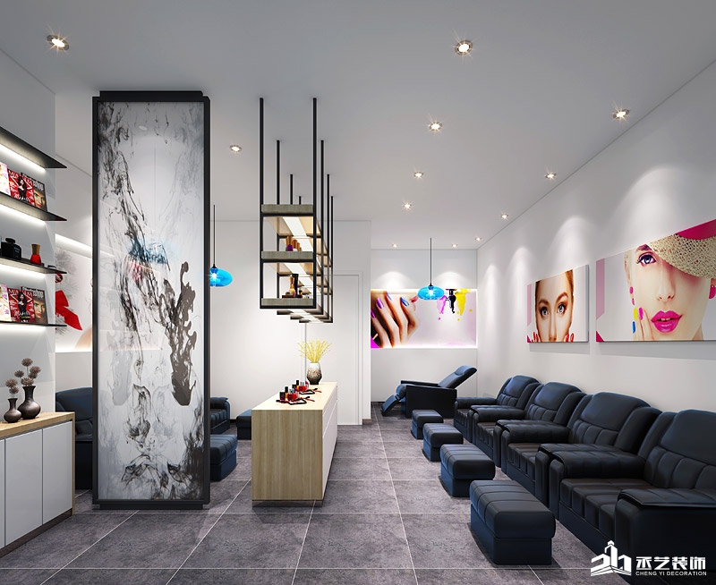 心思韻美甲店設計裝修 美甲區