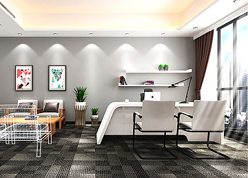 廣州化妝品公司辦公室裝修 伊詩婷