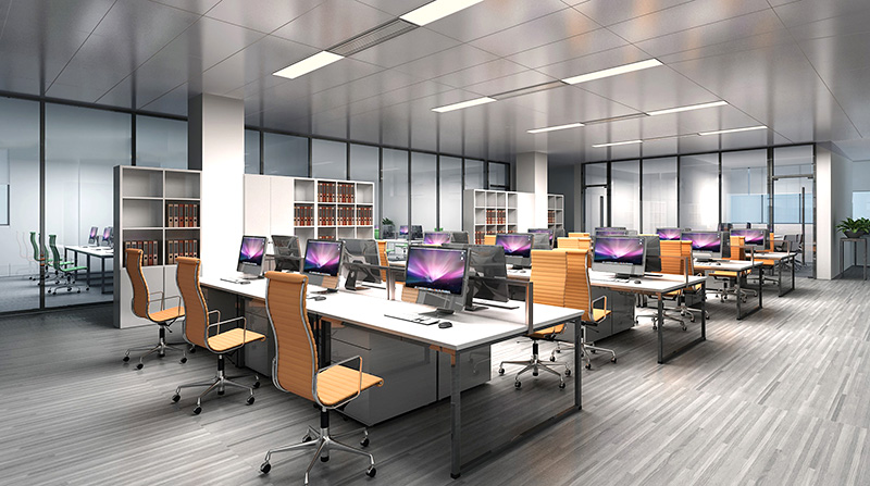 維傑斯通電氣廣州辦公室裝修設計 辦公區